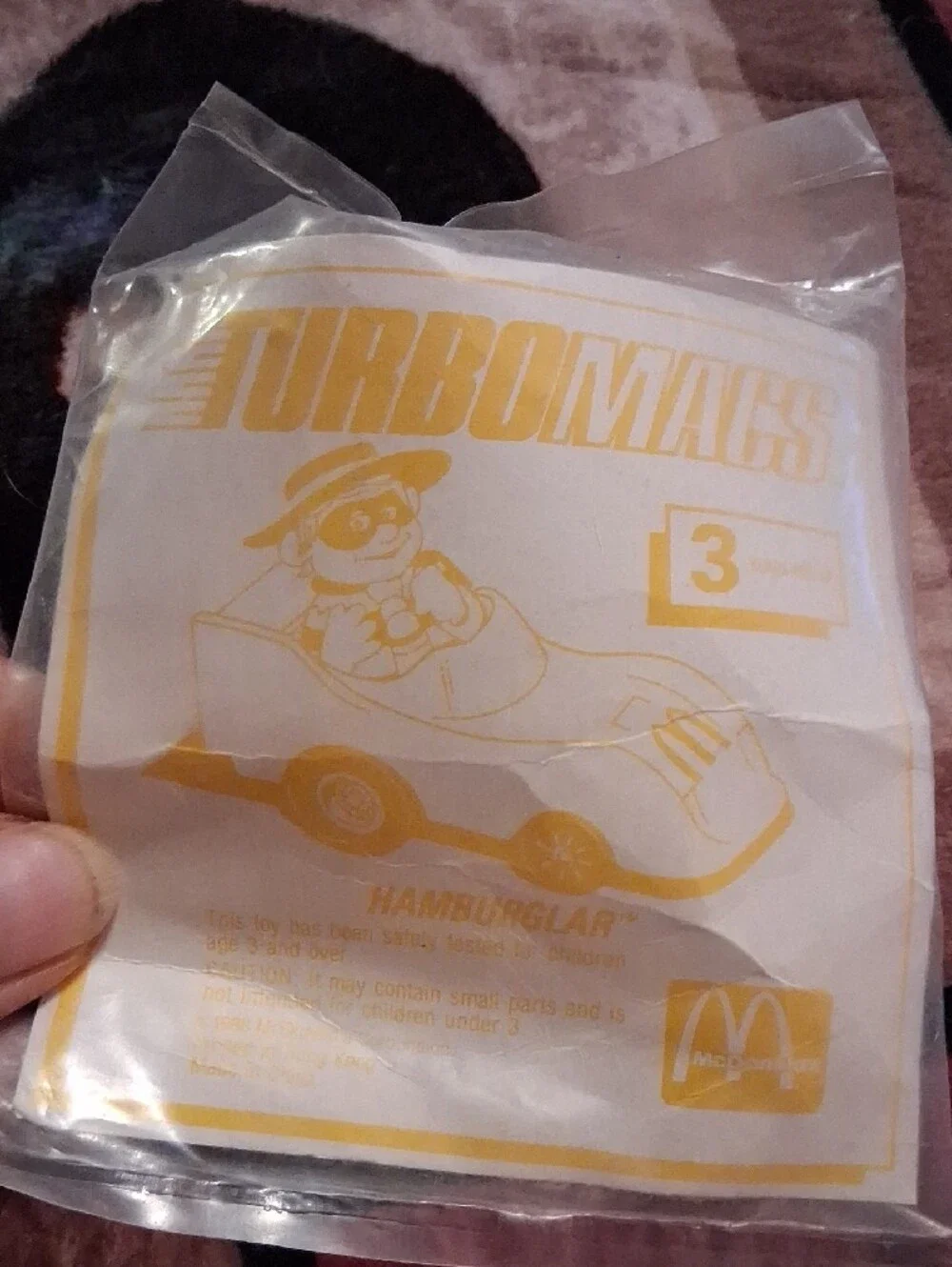 Ventage McDonald's Happy MealMini Toy Cars - Red, Yellow, White, Orange, Purple